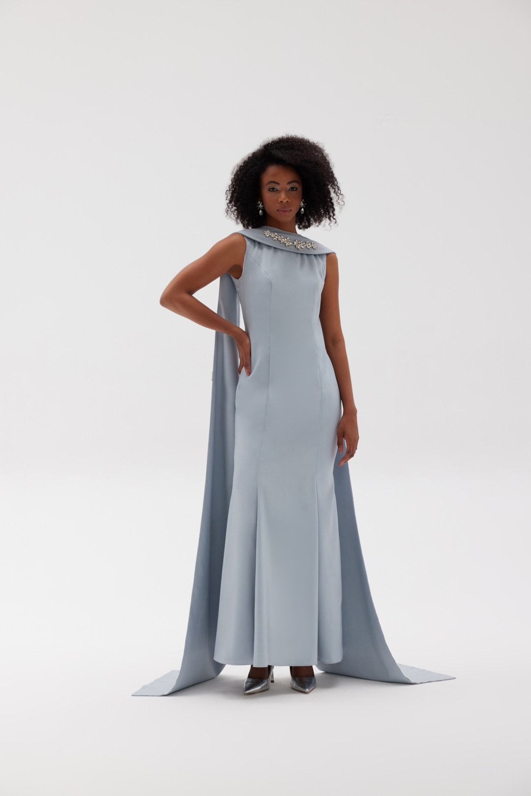 Rising Star Dress With Wing Capes