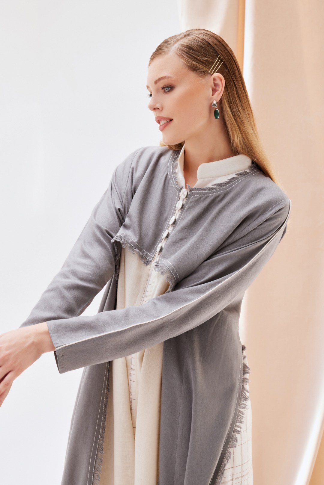 Autumn Abaya (Grey)