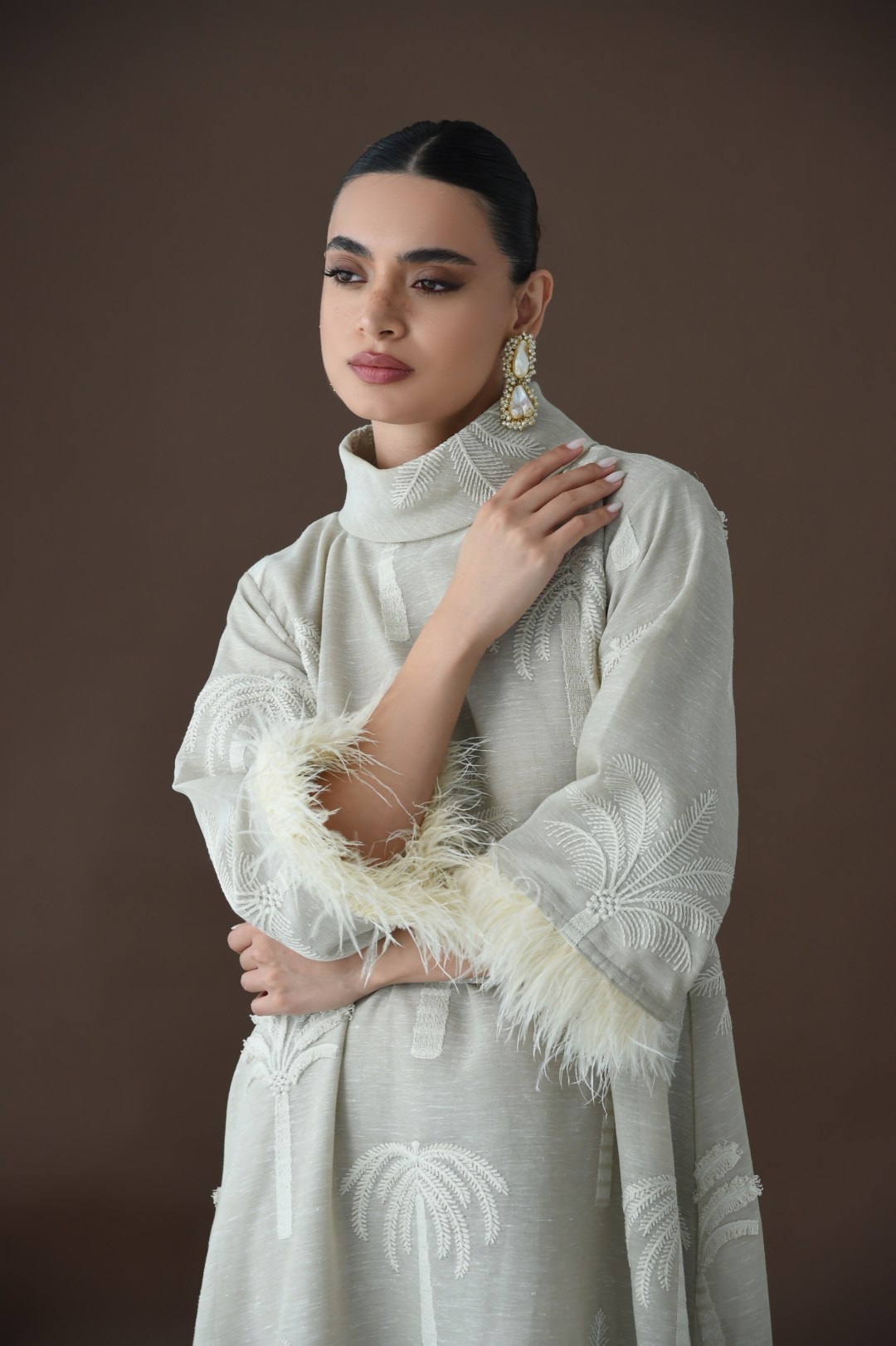 Feather Bloom kaftan